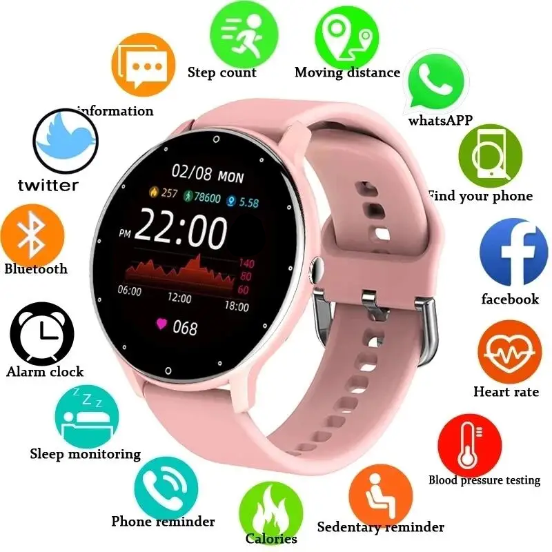 Smartwatch X12 - LIGE Women Smart band Watch Real-time