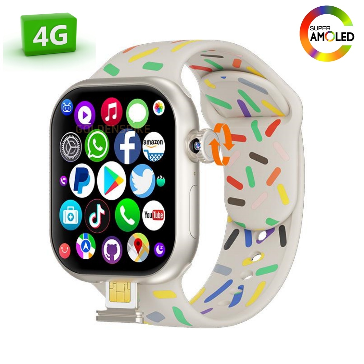 Smartwatch X18 - GoldenSpike VP29 Smartwatch 2.29inch Amoled Smart