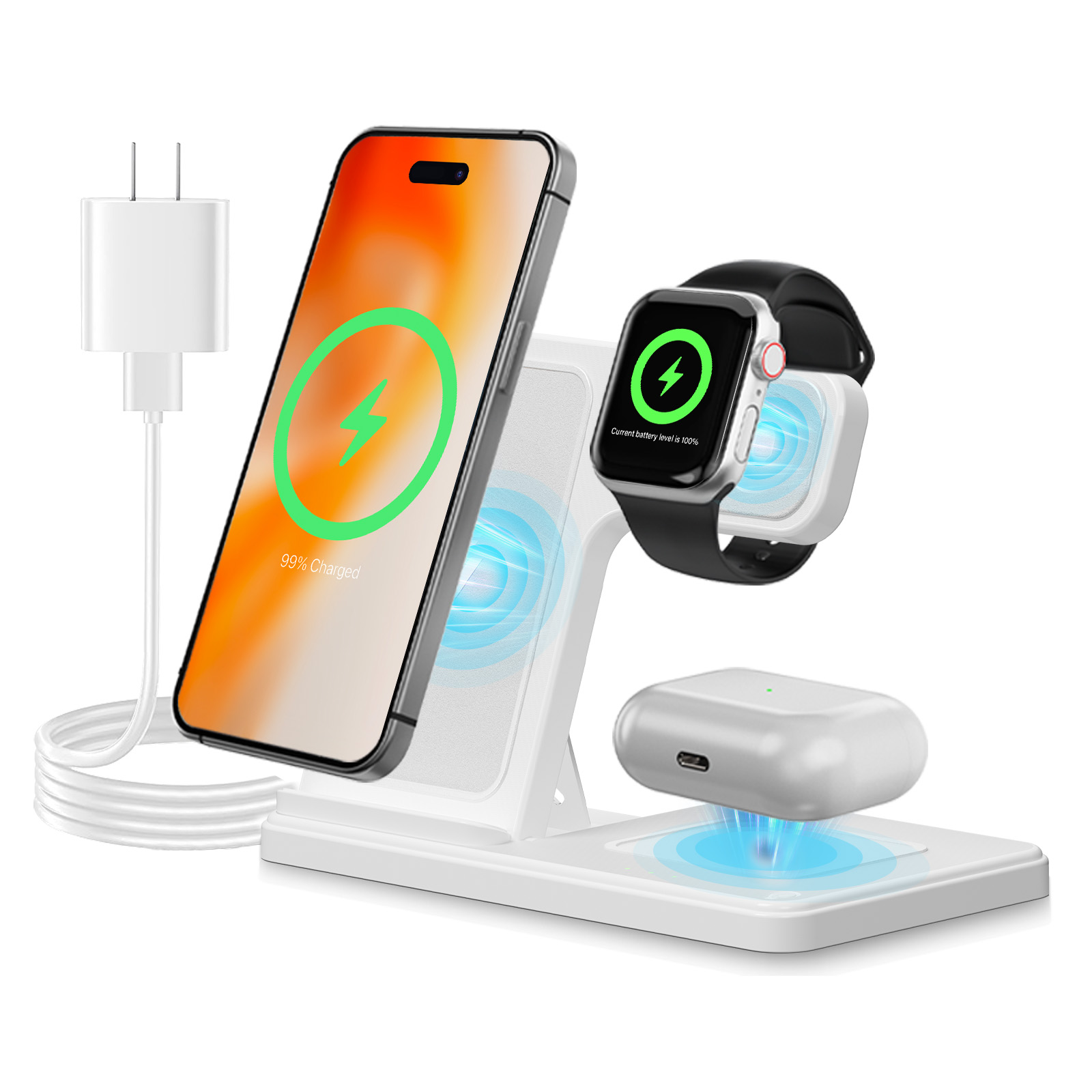 15W Magnetic Wireless Charger  - Smartwatch Ac recension och pris
