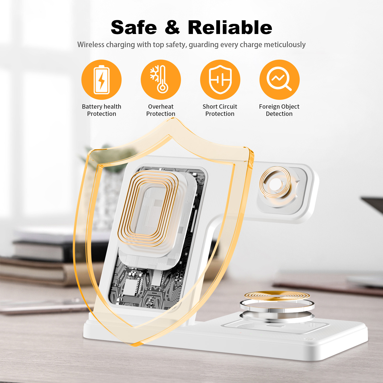 15W Magnetic Wireless Charger  - Smartwatch Ac recension och pris
