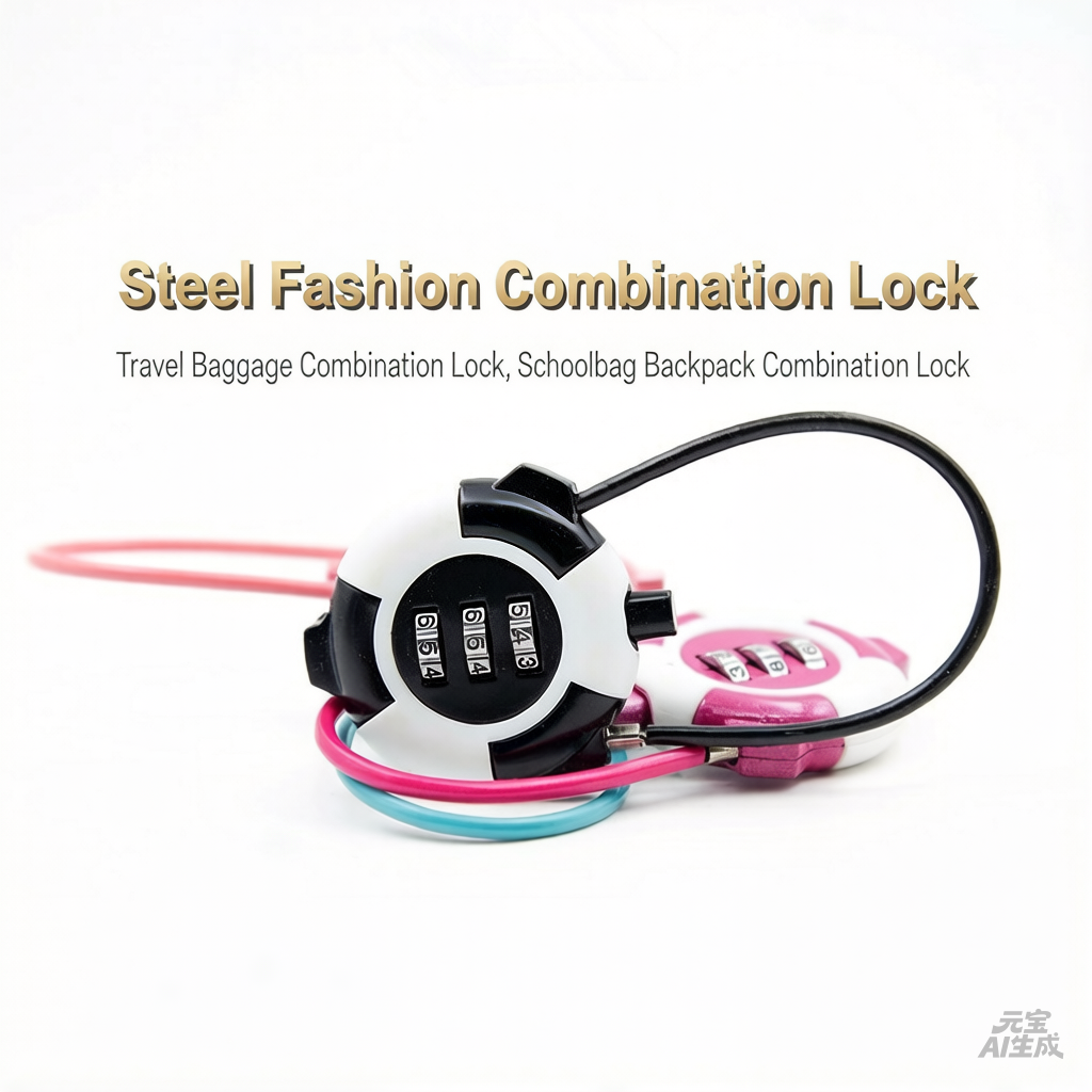 3 Digit Combination Cable Lock - Rugged Sport Strap recension och pris