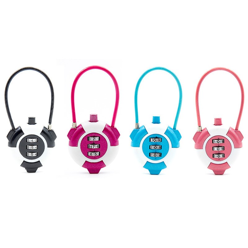 3 Digit Combination Cable Lock - Rugged Sport Strap recension och pris