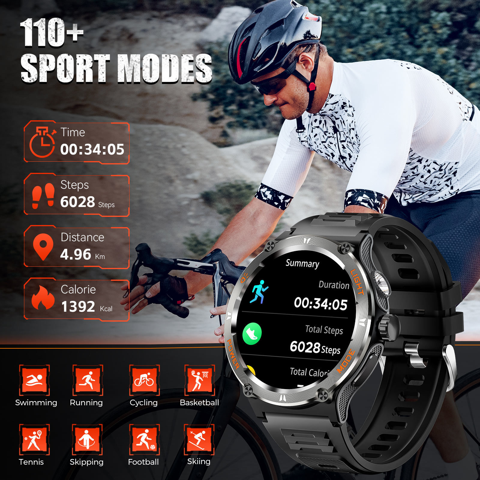 EIGIIS Smart Watch 3ATM Waterp - Smartwatch Faces recension och pris