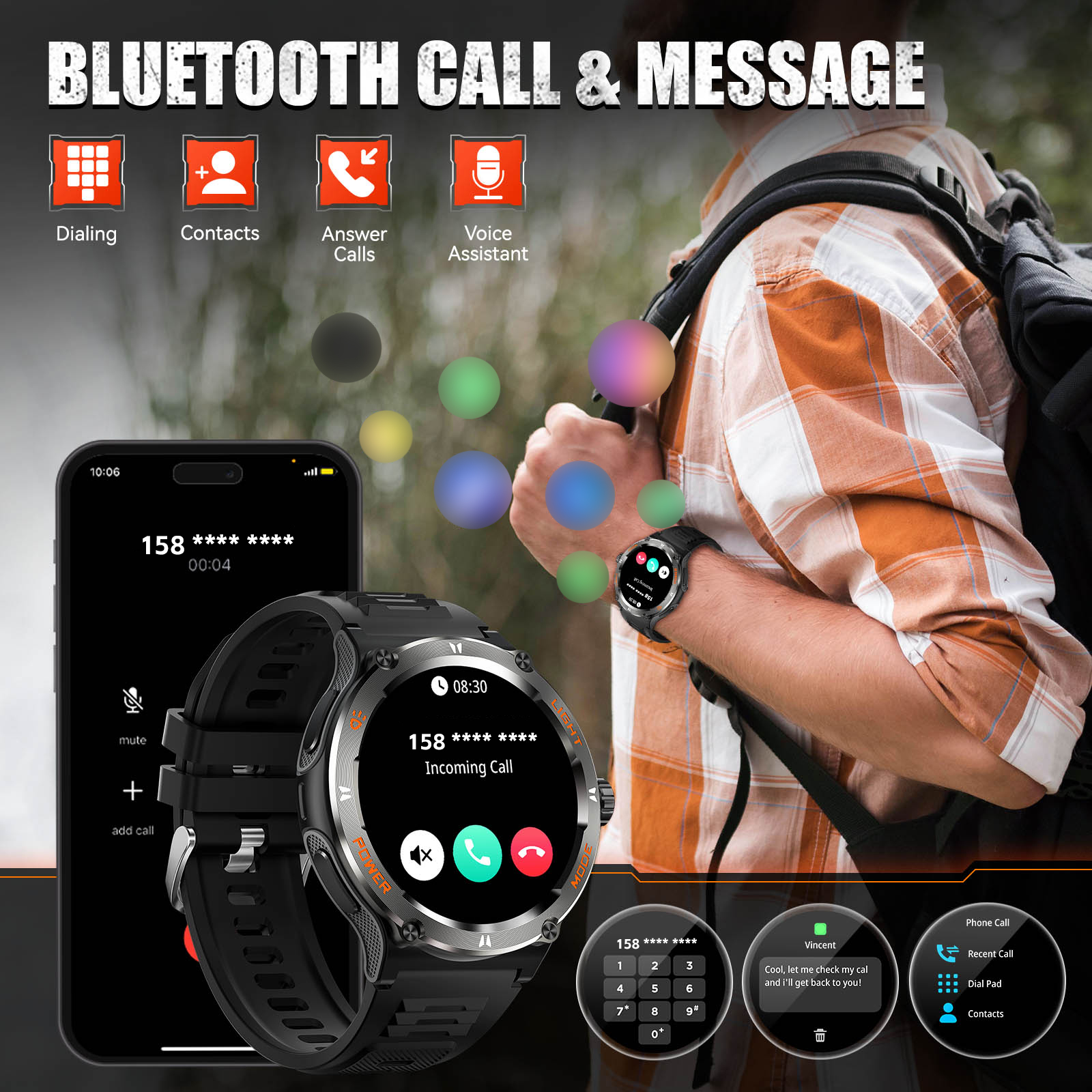 EIGIIS Smart Watch 3ATM Waterp - Smartwatch Faces recension och pris