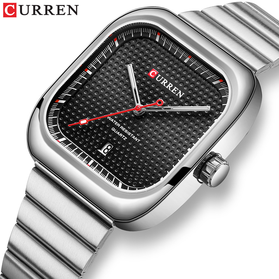 CURREN Fashion Square Men's Bu - Smartwatch Guess recension och pris
