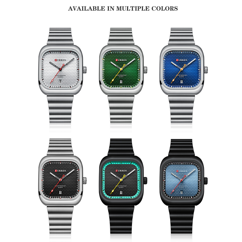 CURREN Fashion Square Men's Bu - Smartwatch Guess recension och pris