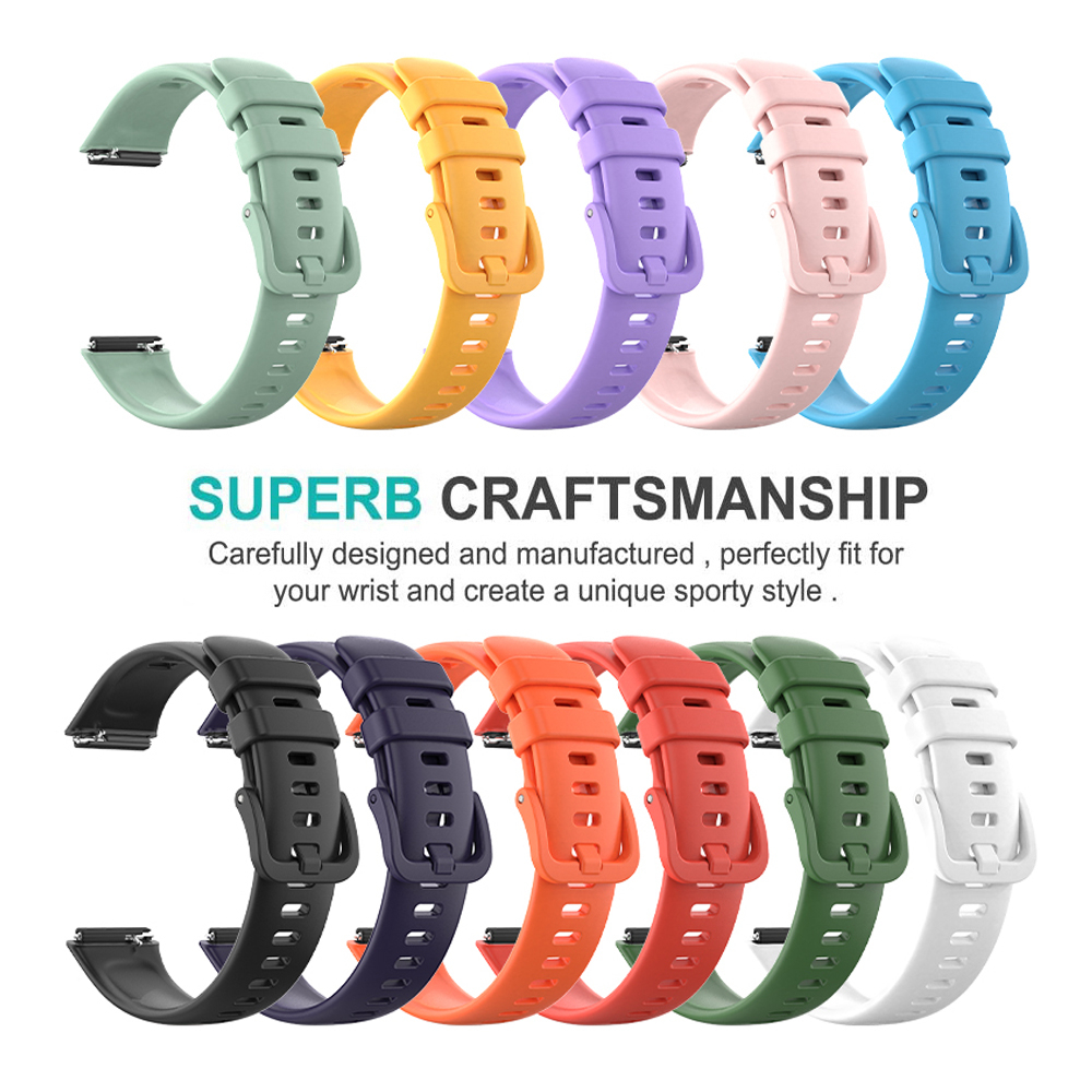 Soft Silicone Strap for Huawei - Silicone Band Replacement recension och pris