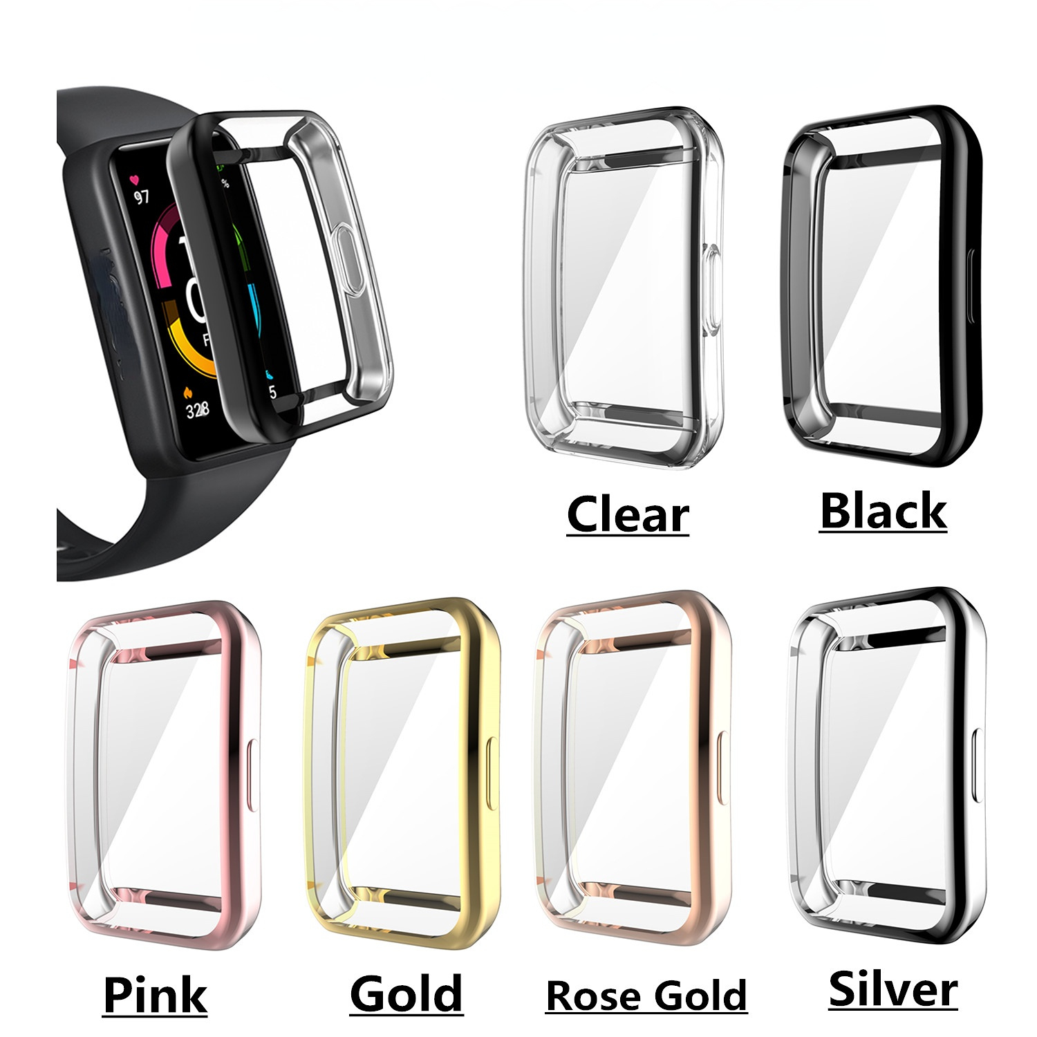 Soft Silicone Strap for Huawei - Silicone Band Replacement recension och pris