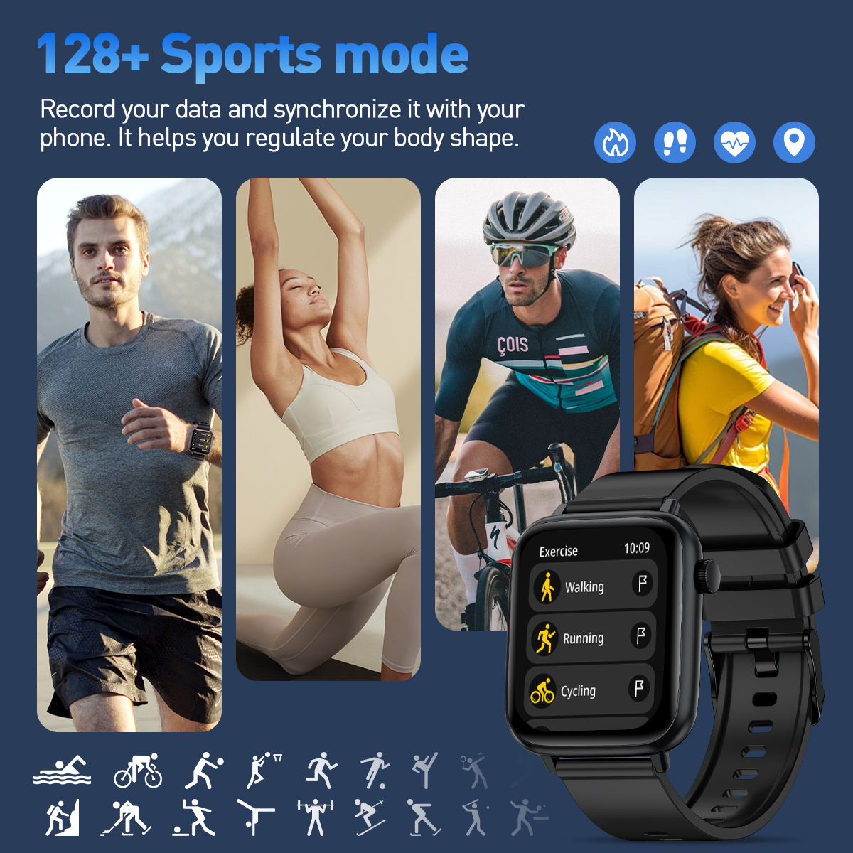 LIGE New Women Smart Watches 1 - Smartwatch X12 recension och pris