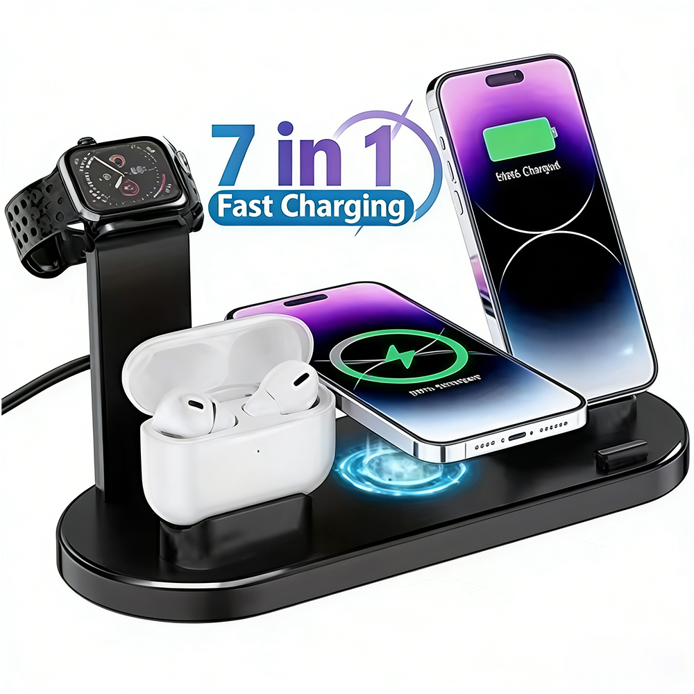 30W 7 in 1 Wireless Charger St - Smartwatch Ac recension och pris