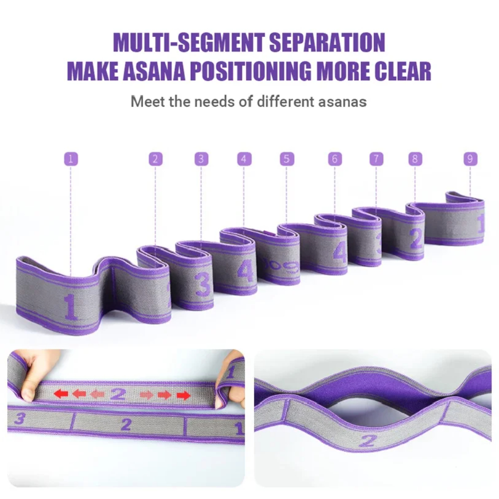 Multi-Section Elastic Yoga Res - Milanaise Mesh Band recension och pris
