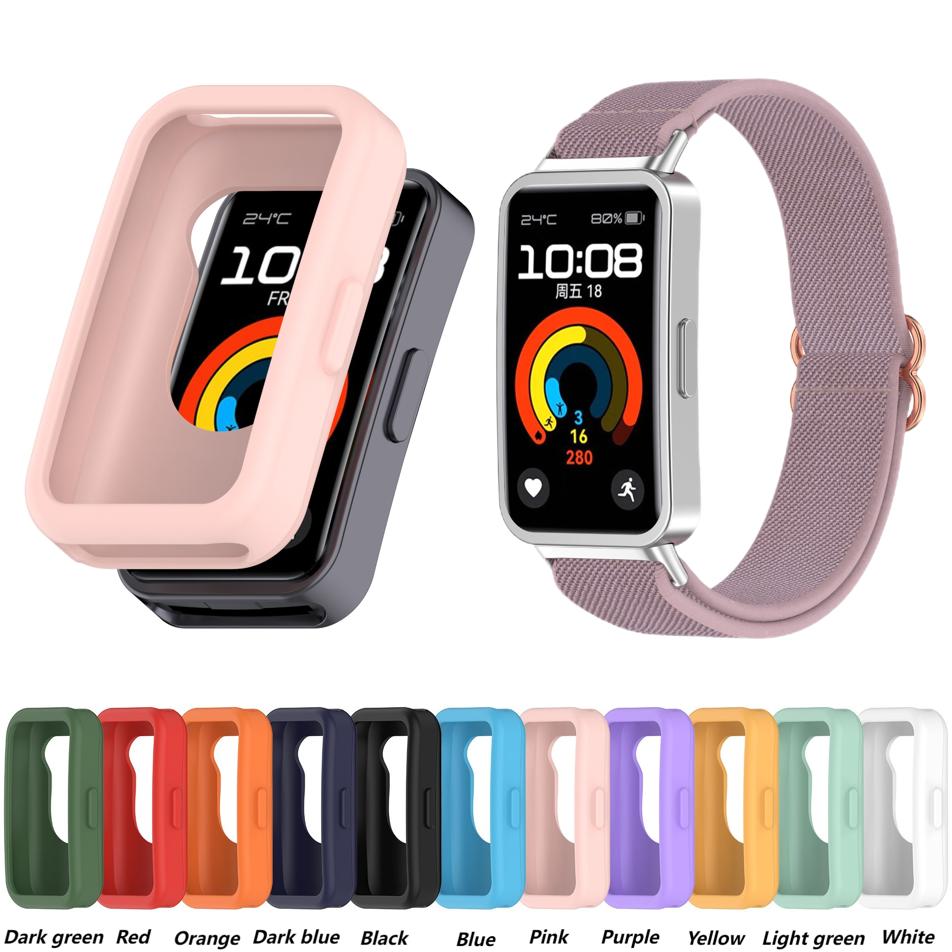 Silicone case For Huawei band  - Sport Loop Strap recension och pris