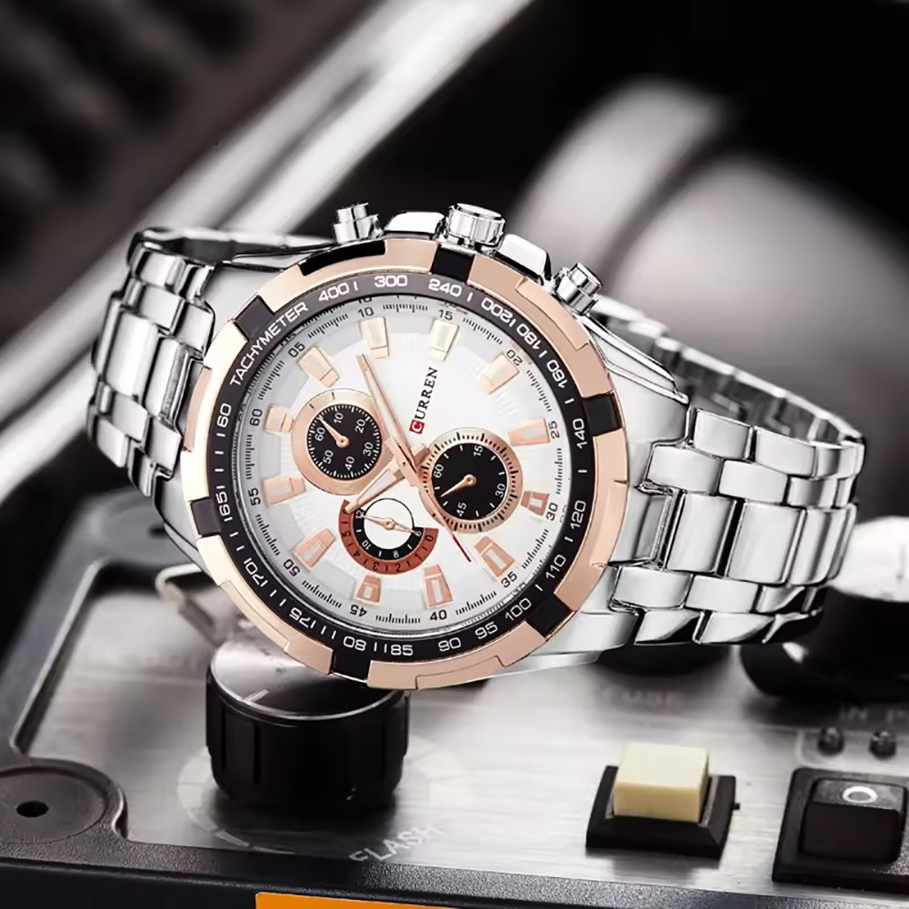 CURREN Fashion large dial leis - Smartwatch Guess recension och pris