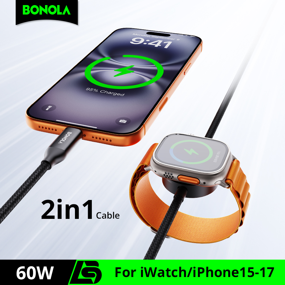 Bonola 2 in 1 Fast Watch Charg - Smartwatch Ac recension och pris