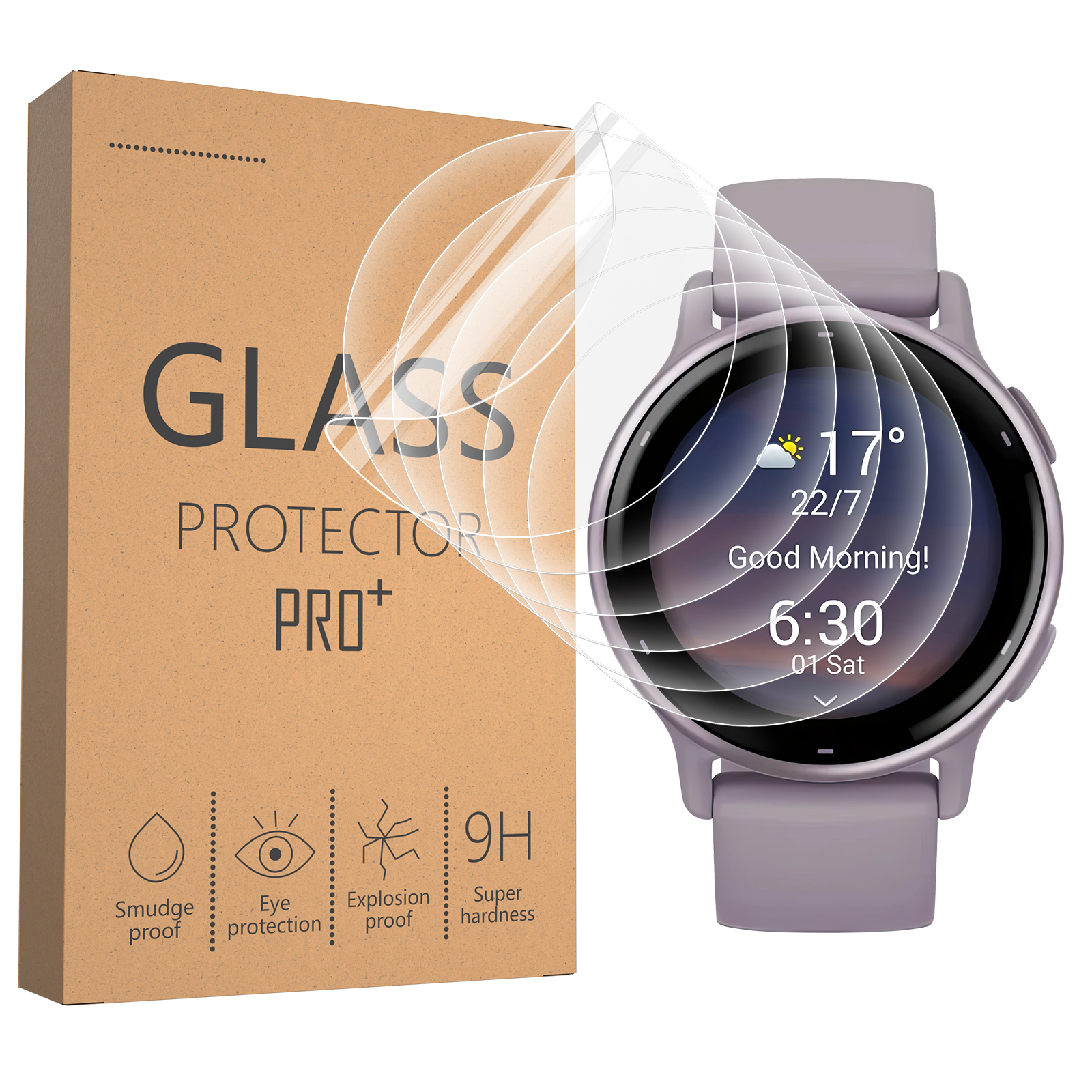Soft Clear Protective Film For - Watch Face Protector recension och pris