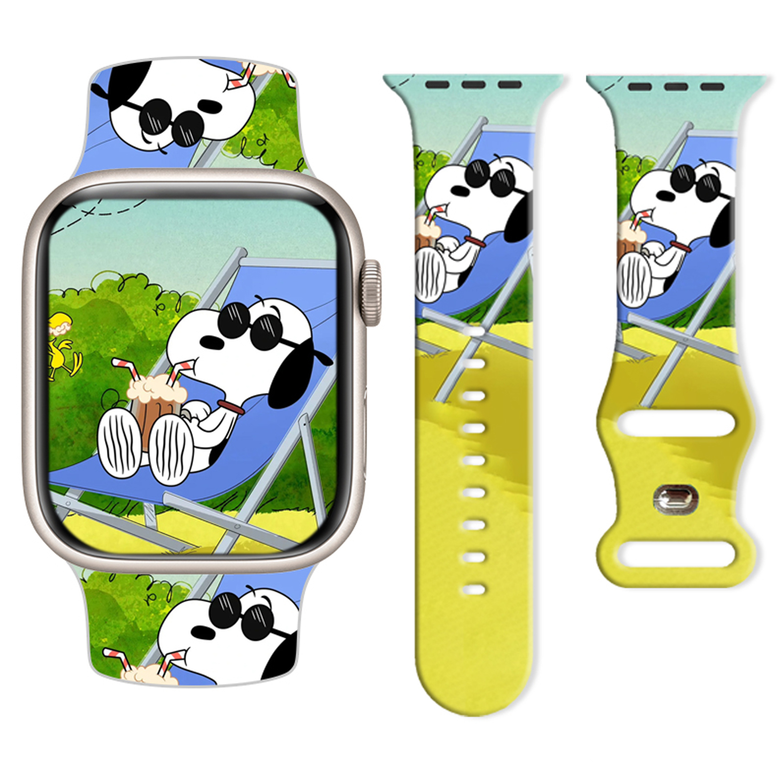 Beach Snoopy Printed Strap for - Sport Loop Strap recension och pris