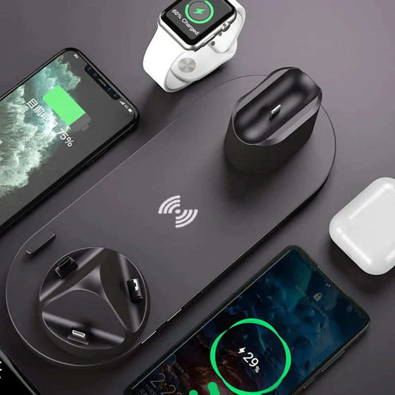 6 in 1 Wireless Charger Stand  - Smartwatch X12 recension och pris