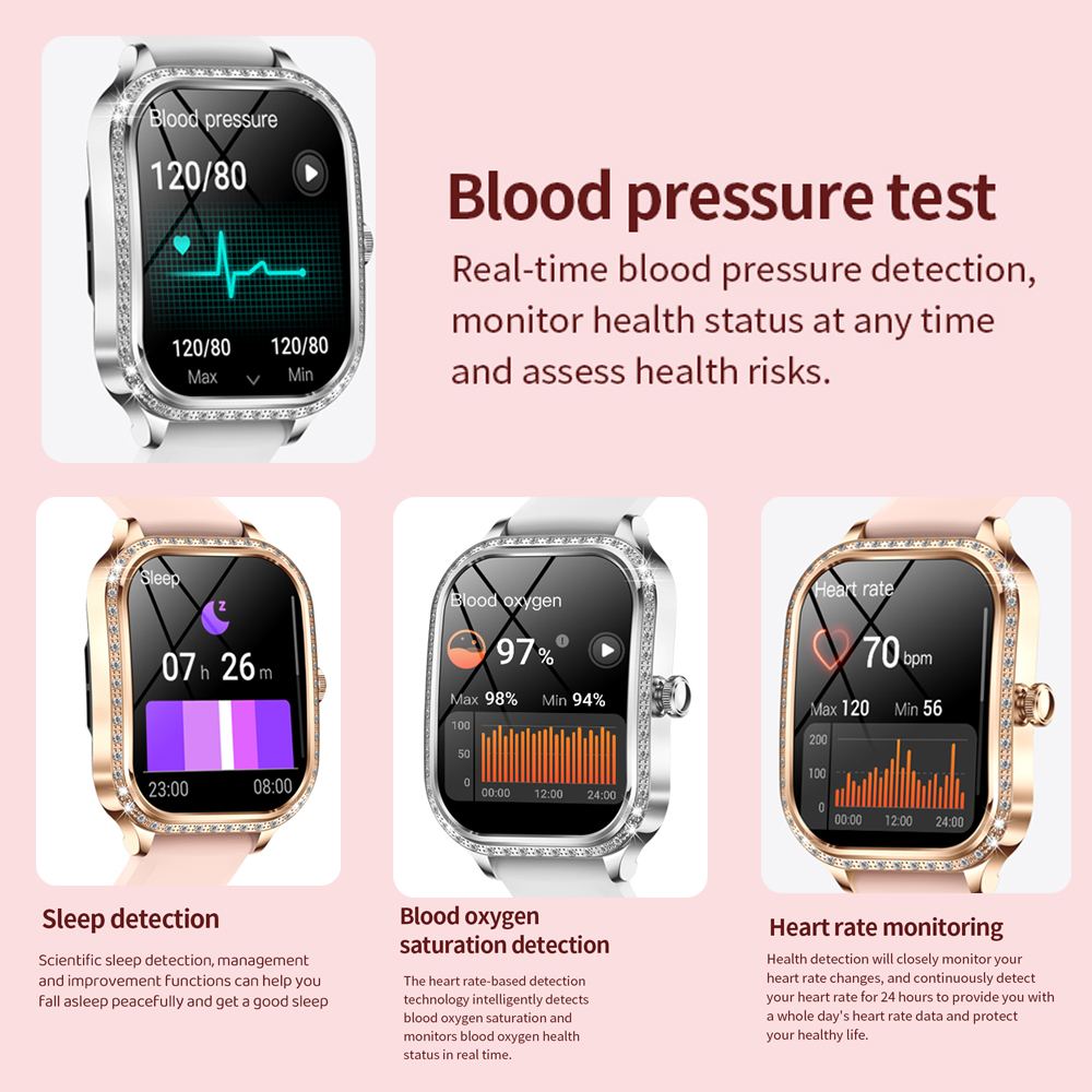 2026 New Fashion Women Diamond - Smartwatch Faces recension och pris