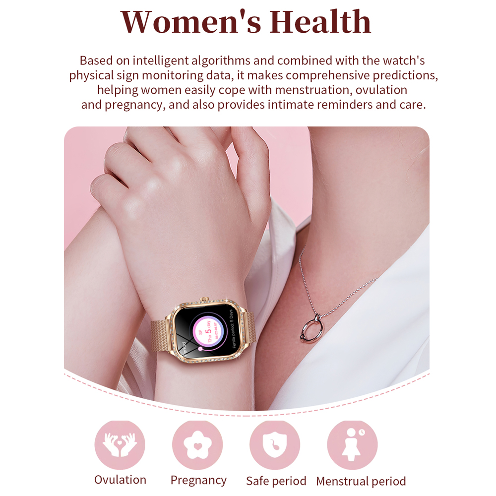 2026 New Fashion Women Diamond - Smartwatch Faces recension och pris