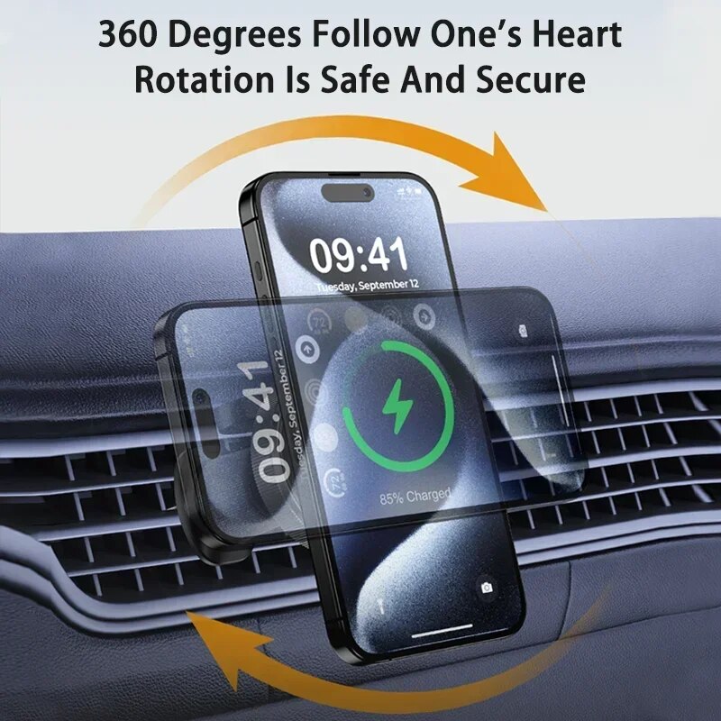 2 IN 1 Magnetic Wireless Car C - Smartwatch Ac recension och pris