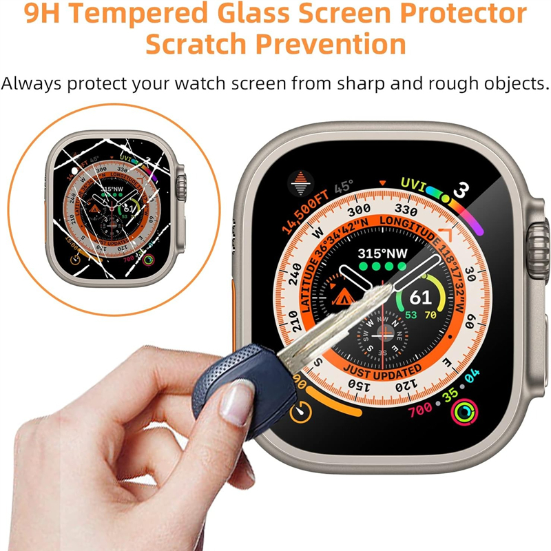 Tempered Glass For Apple Watch - Watch Face Protector recension och pris