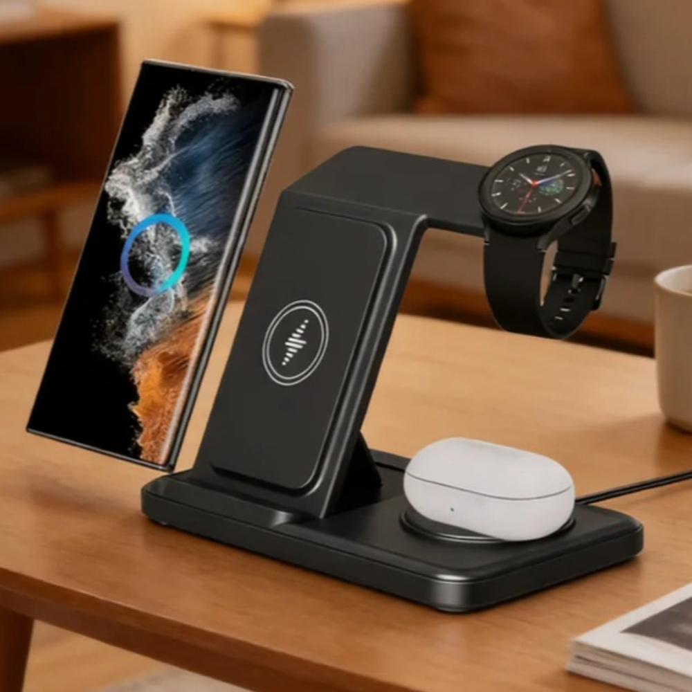 3 IN 1 Wireless Charger Statio - Smartwatch Ac recension och pris