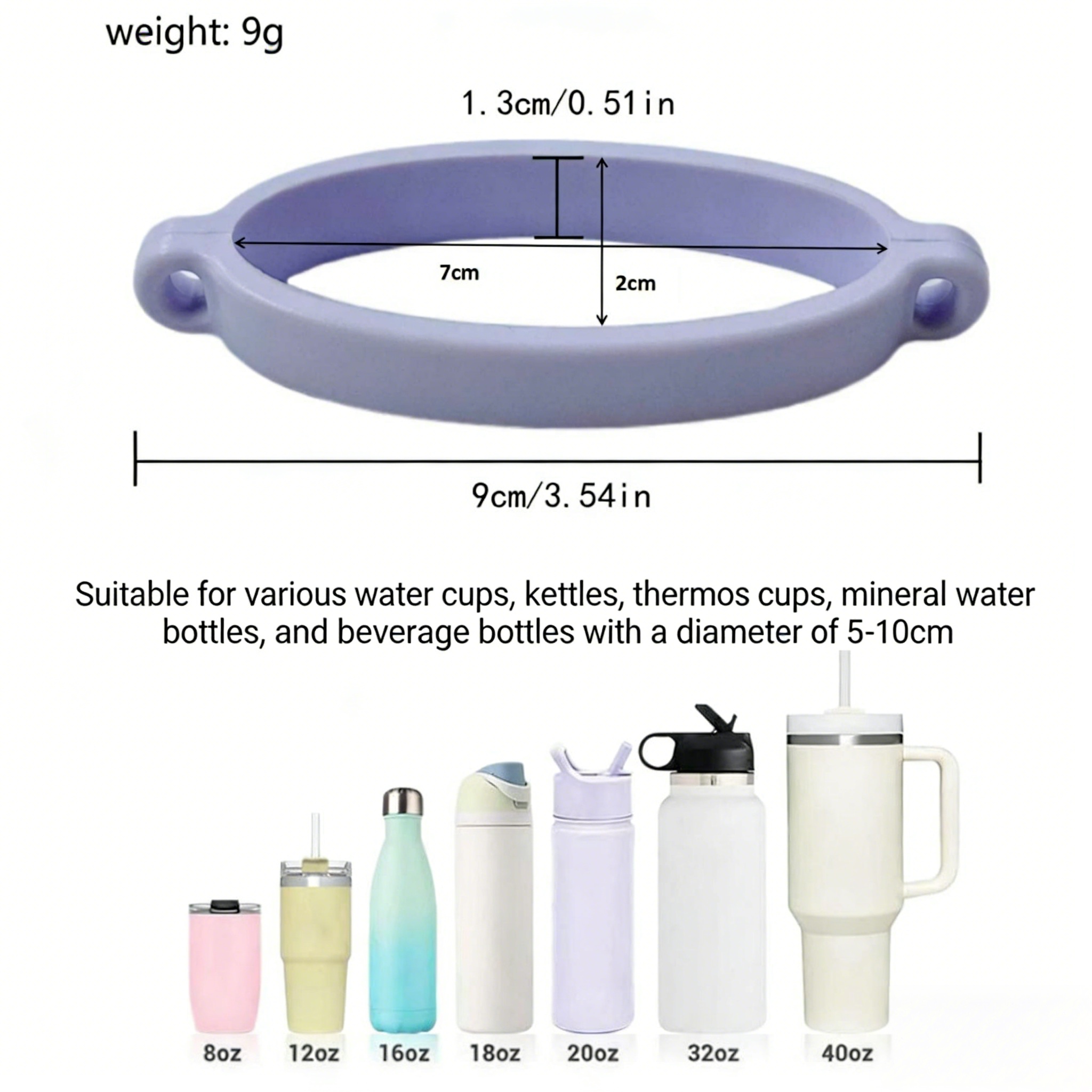 Soft Silicone Water Bottle Han - Rugged Sport Strap recension och pris