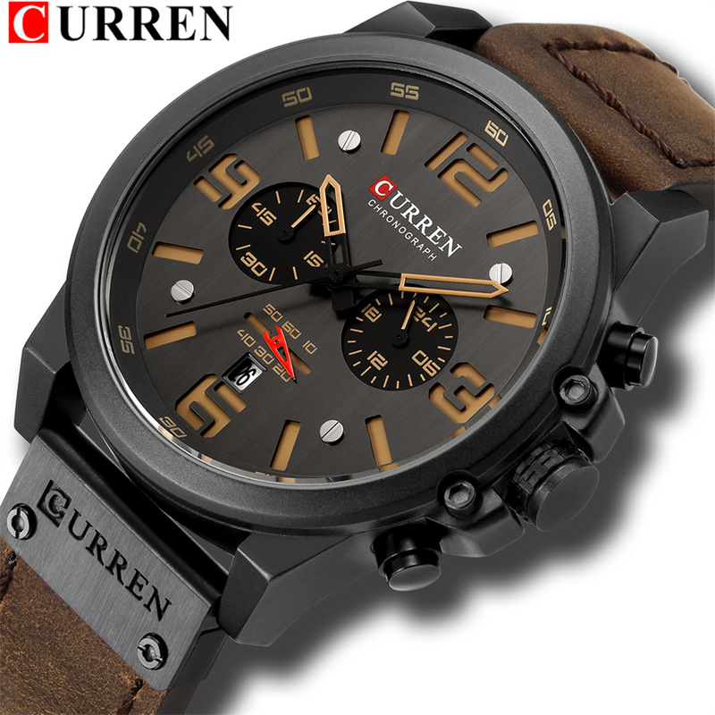 Curren 8314 Quartz Watch for M - Smartwatch Guess recension och pris