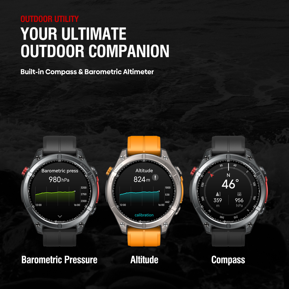 NEW Zeblaze Stratos 4 GPS Smar - Smartwatch X12 recension och pris