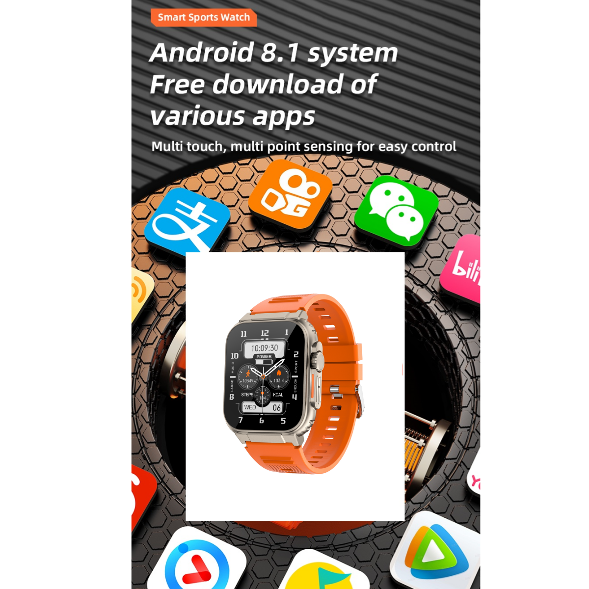 4G Android Smart Watch S10 2.2 - Smartwatch X18 recension och pris