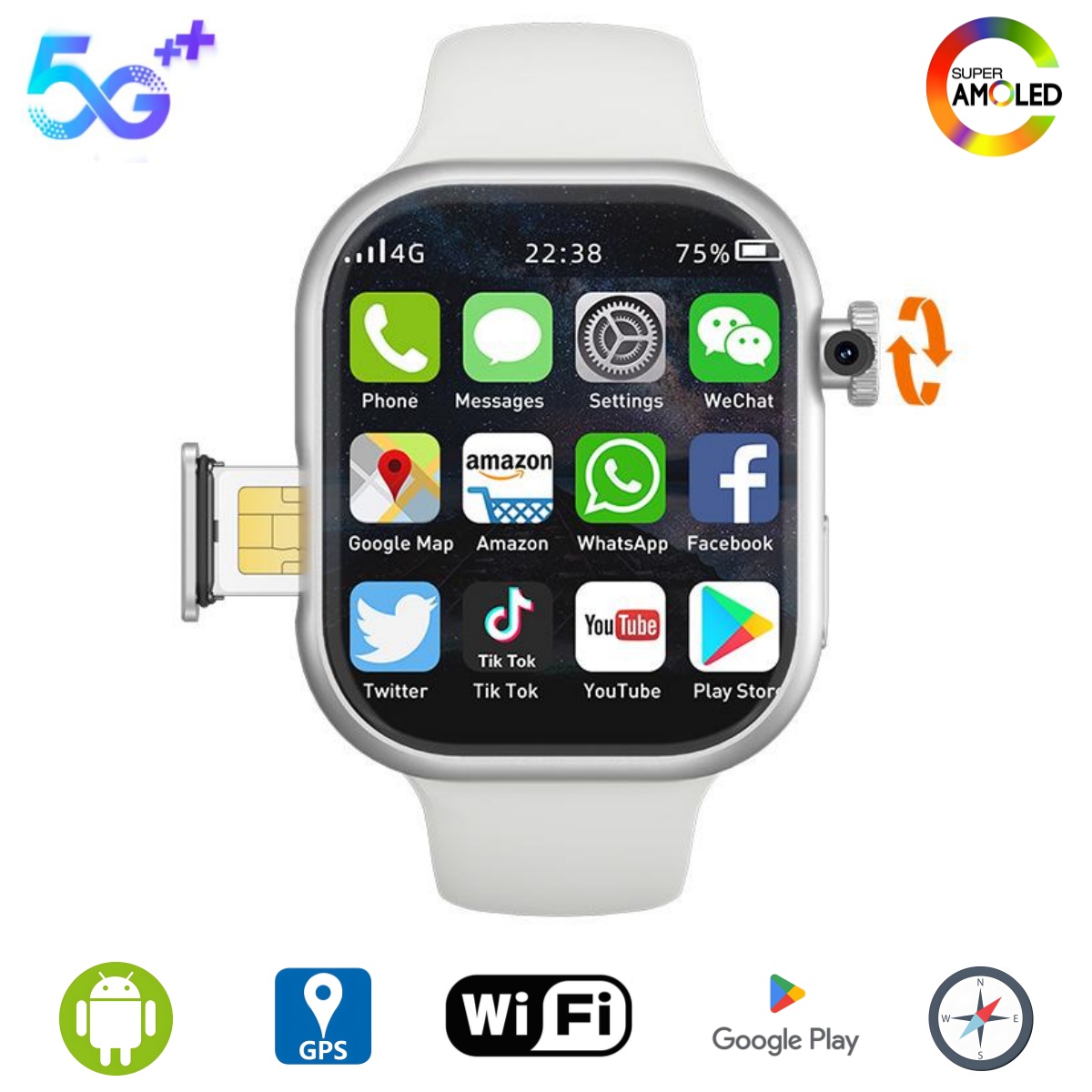 Goldenspike S10 Smart Watch 2. - Smartwatch Faces recension och pris