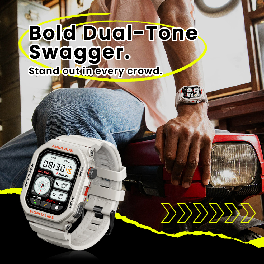 New Zeblaze Ares GPS Smart Wat - Smartwatch Faces recension och pris