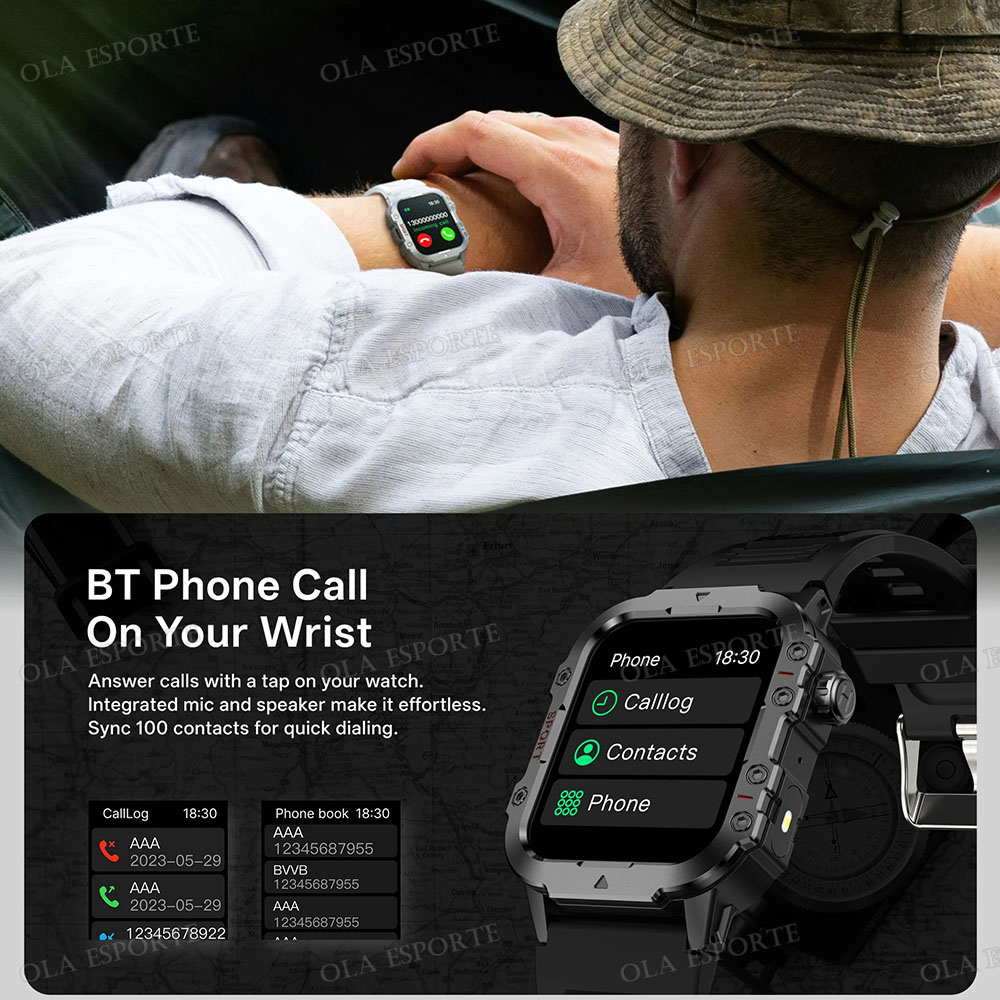 New Military Smart Watch Men I - Smartwatch X12 recension och pris
