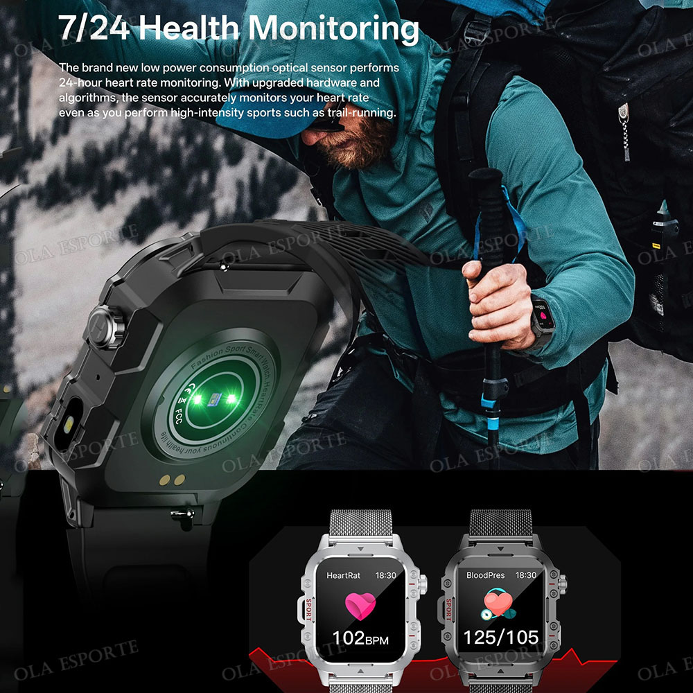New Military Smart Watch Men I - Smartwatch X12 recension och pris
