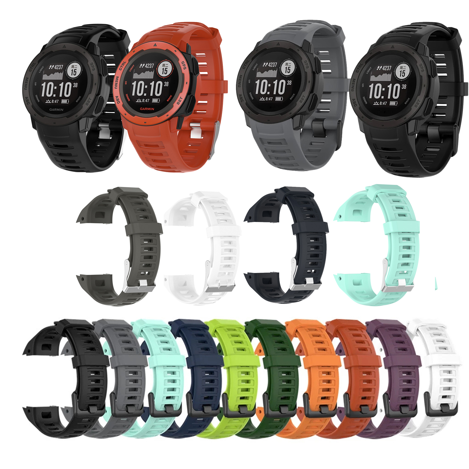 Silicone Silicone Watch Band S - Silicone Band Replacement recension och pris