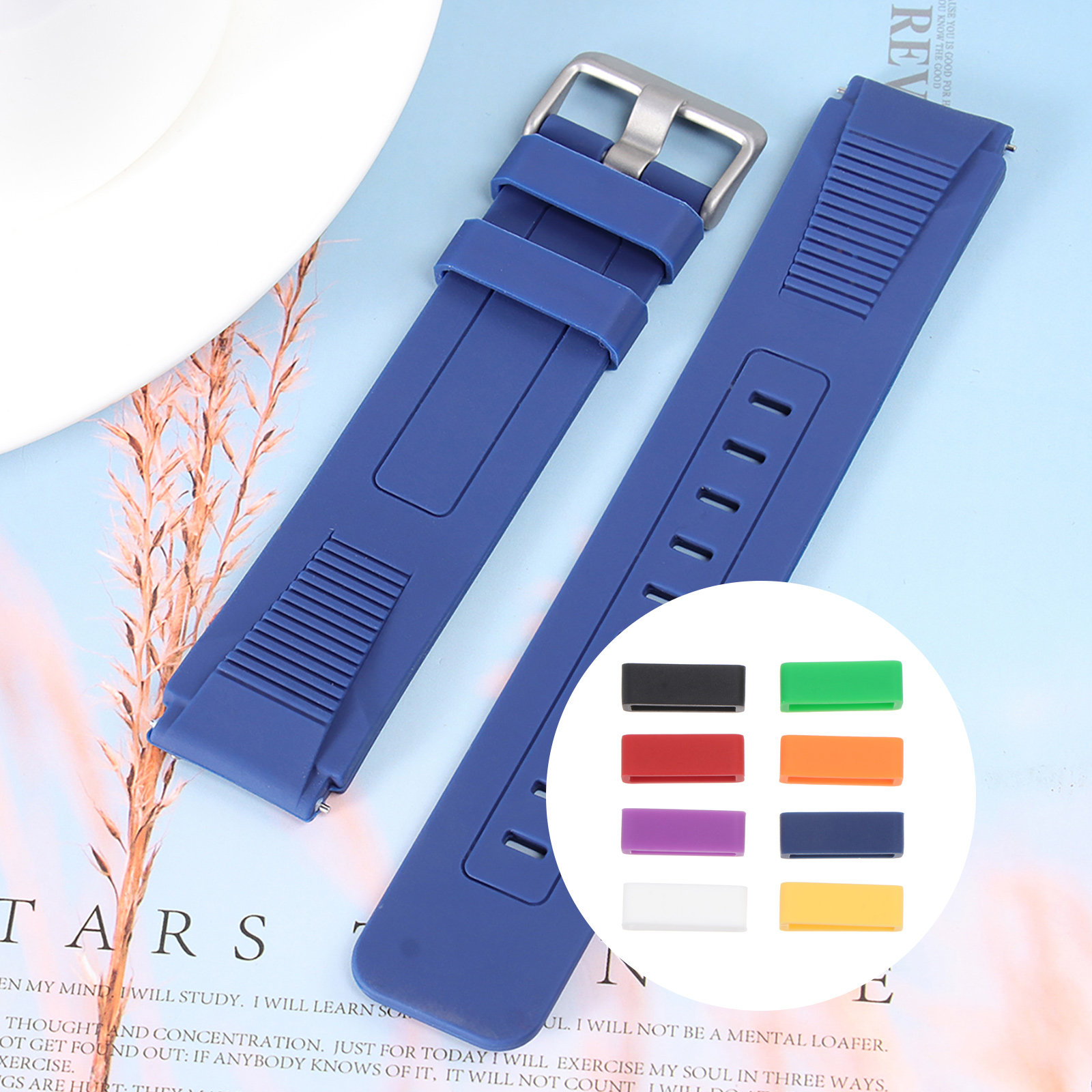 8Pcs High Grade Silicone Watch - Silicone Band Replacement recension och pris