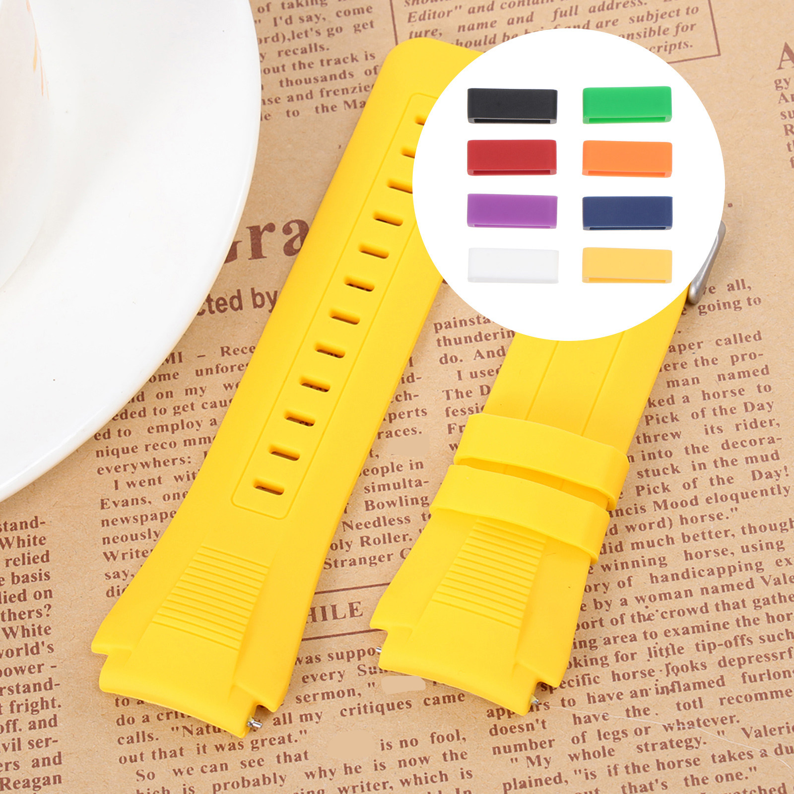 8Pcs High Grade Silicone Watch - Silicone Band Replacement recension och pris