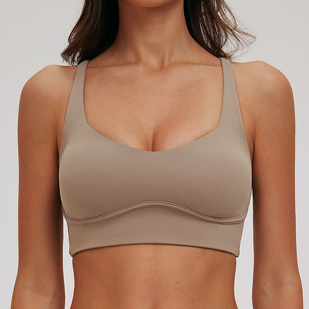 Sexy V-neck Sports Bra Yoga Un - Rugged Sport Strap recension och pris