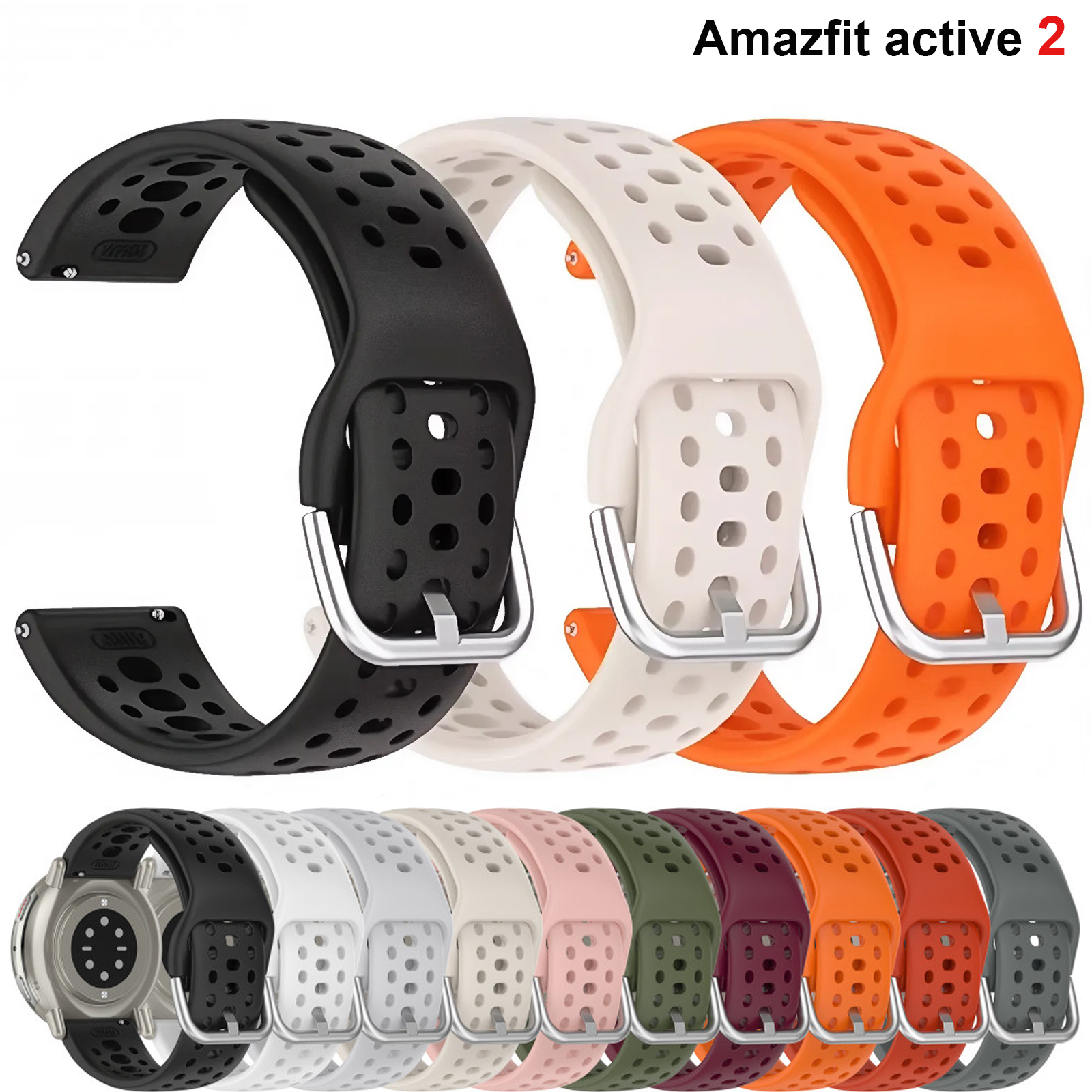 20mm Strap For Amazfit active  - Titan Smartwatch Accessories recension och pris