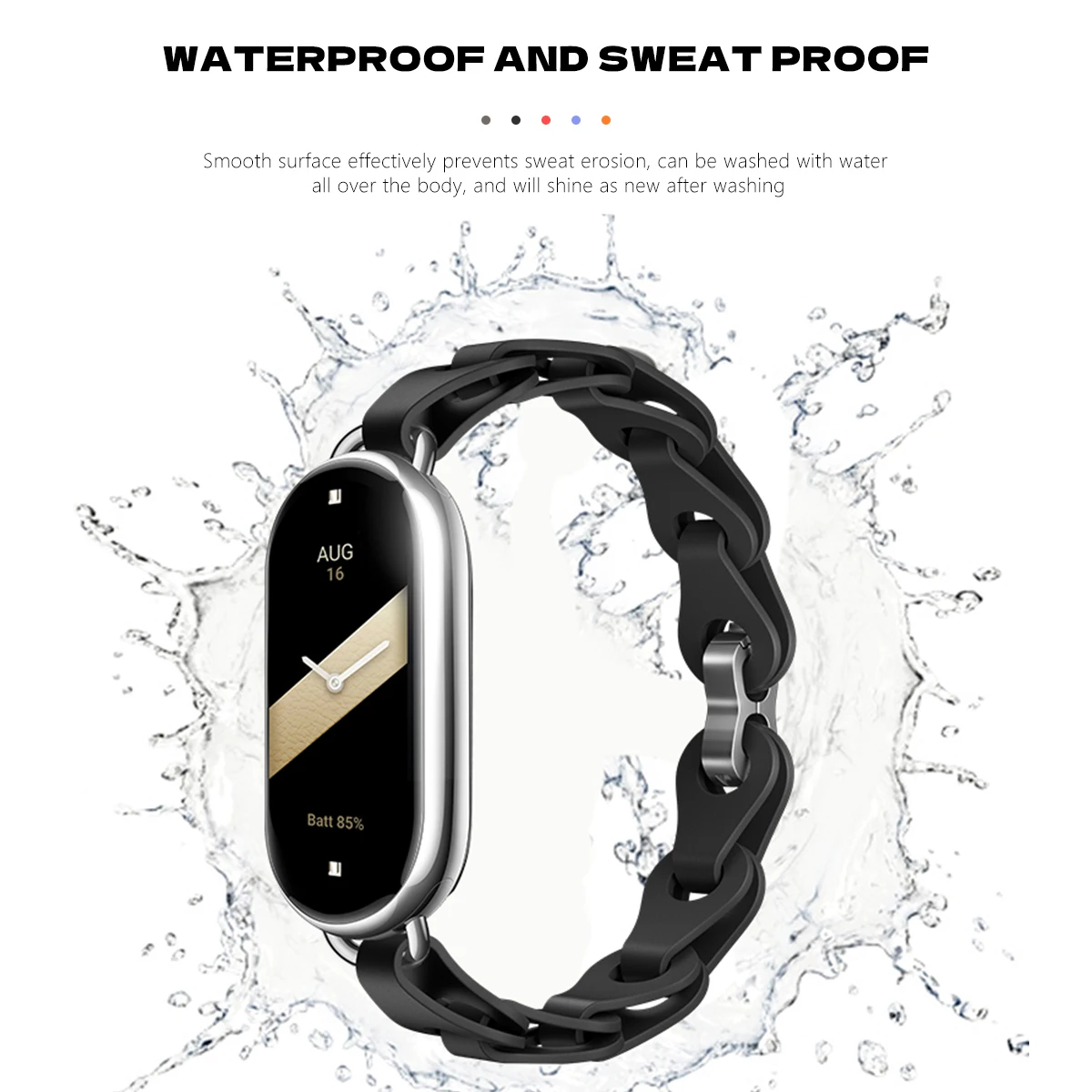 Rubber Strap for Xiaomi Mi Ban - Silicone Band Replacement recension och pris