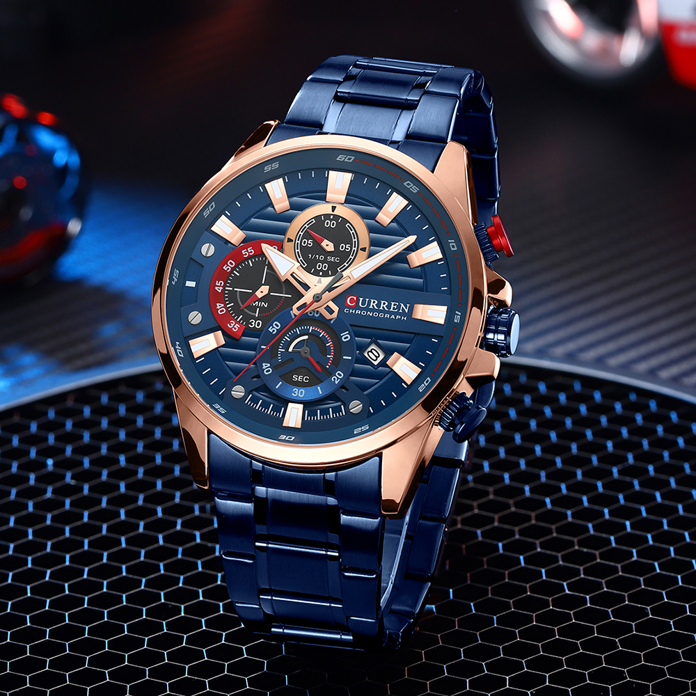 CURREN New Blue Multi Function - Smartwatch Guess recension och pris