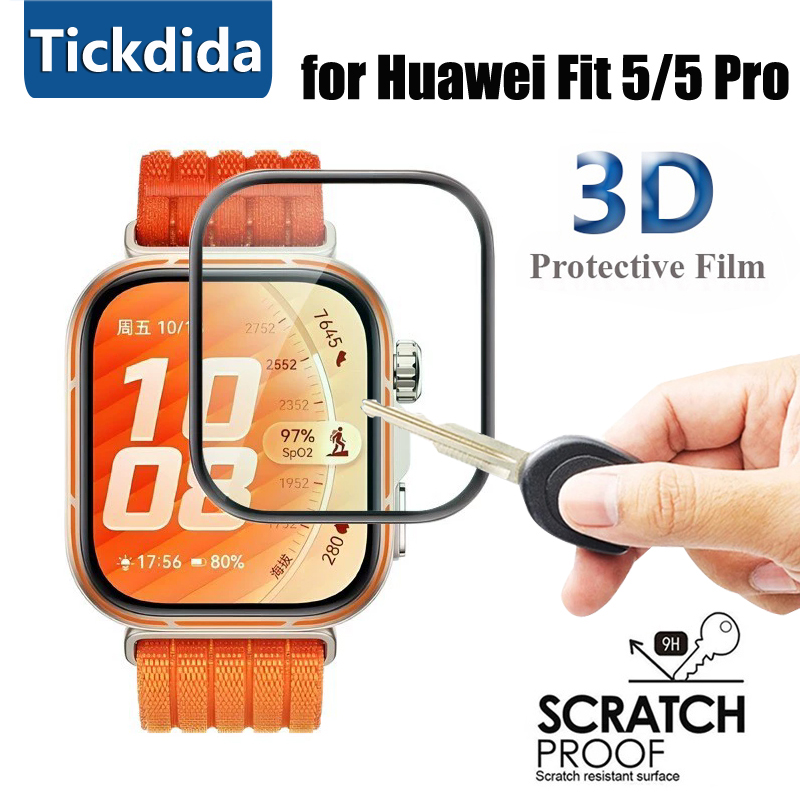 Soft Tempered Glass for Huawei - Watch Face Protector recension och pris