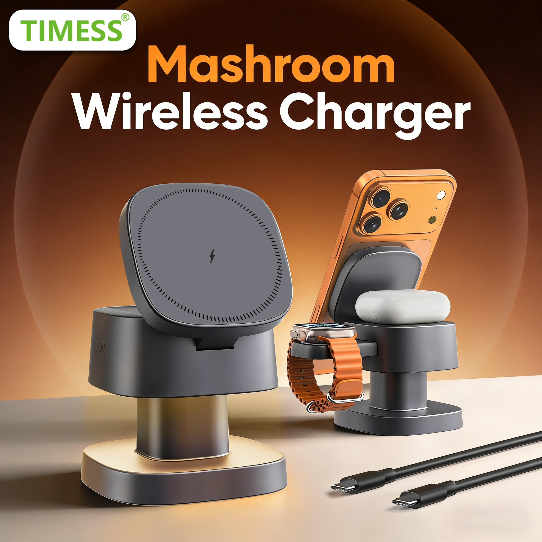 TIMESS Night Light Mashroom Wi - Smartwatch Ac recension och pris