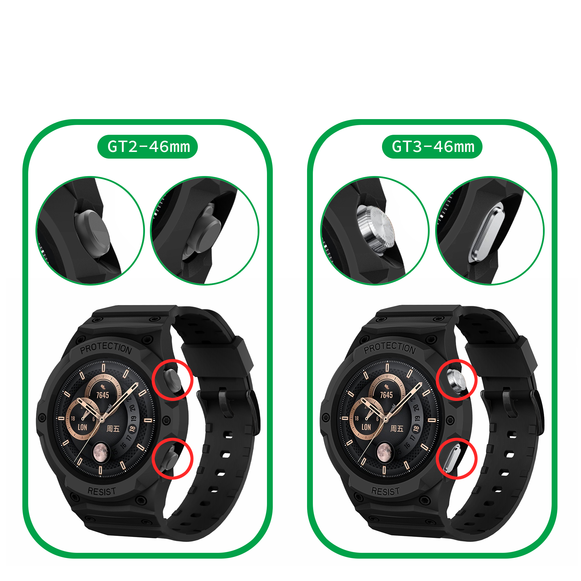 TPU Frame Shell Cover Wrist Wa - Sport Loop Strap recension och pris