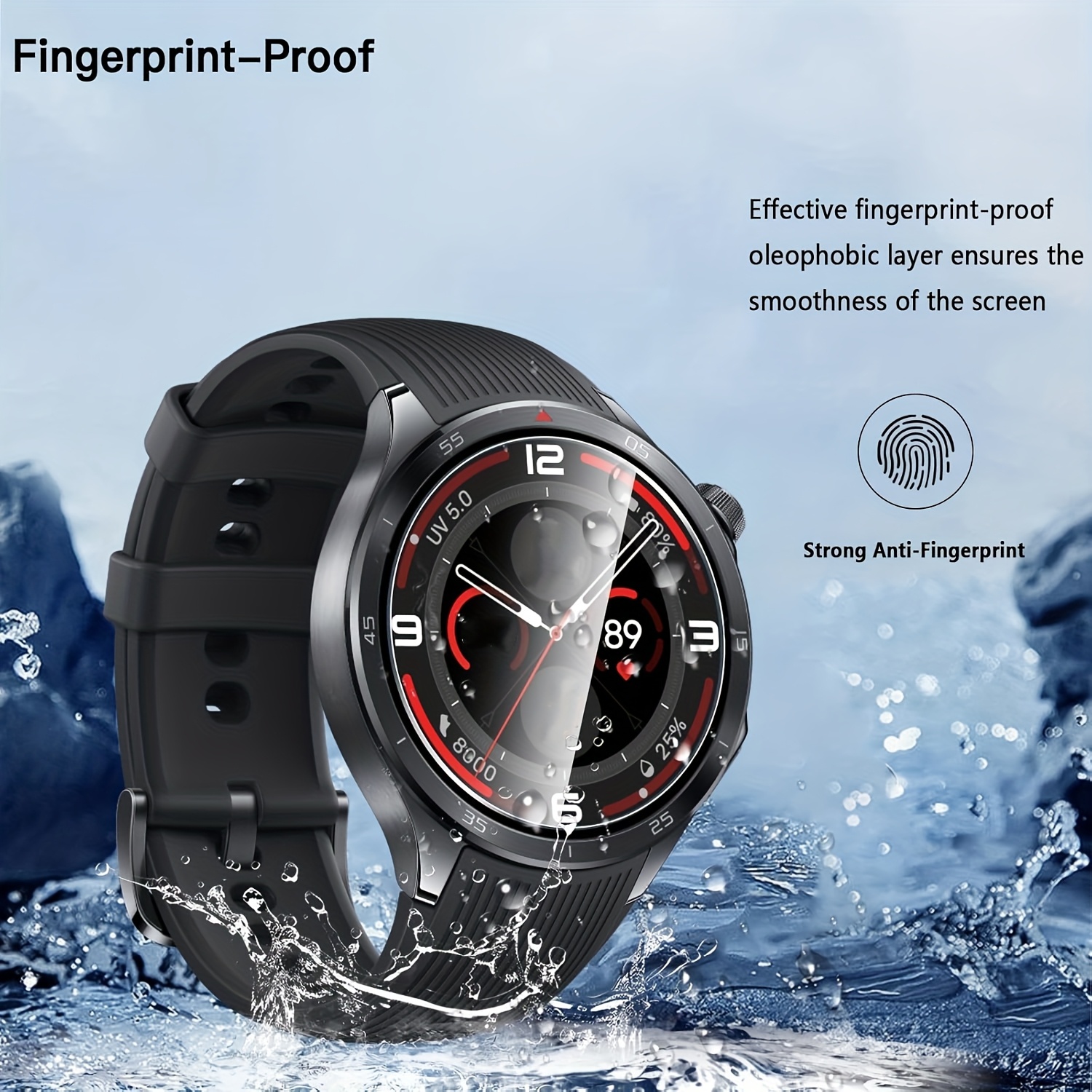 3PCS 9H Tempered Glass Screen  - Watch Face Protector recension och pris
