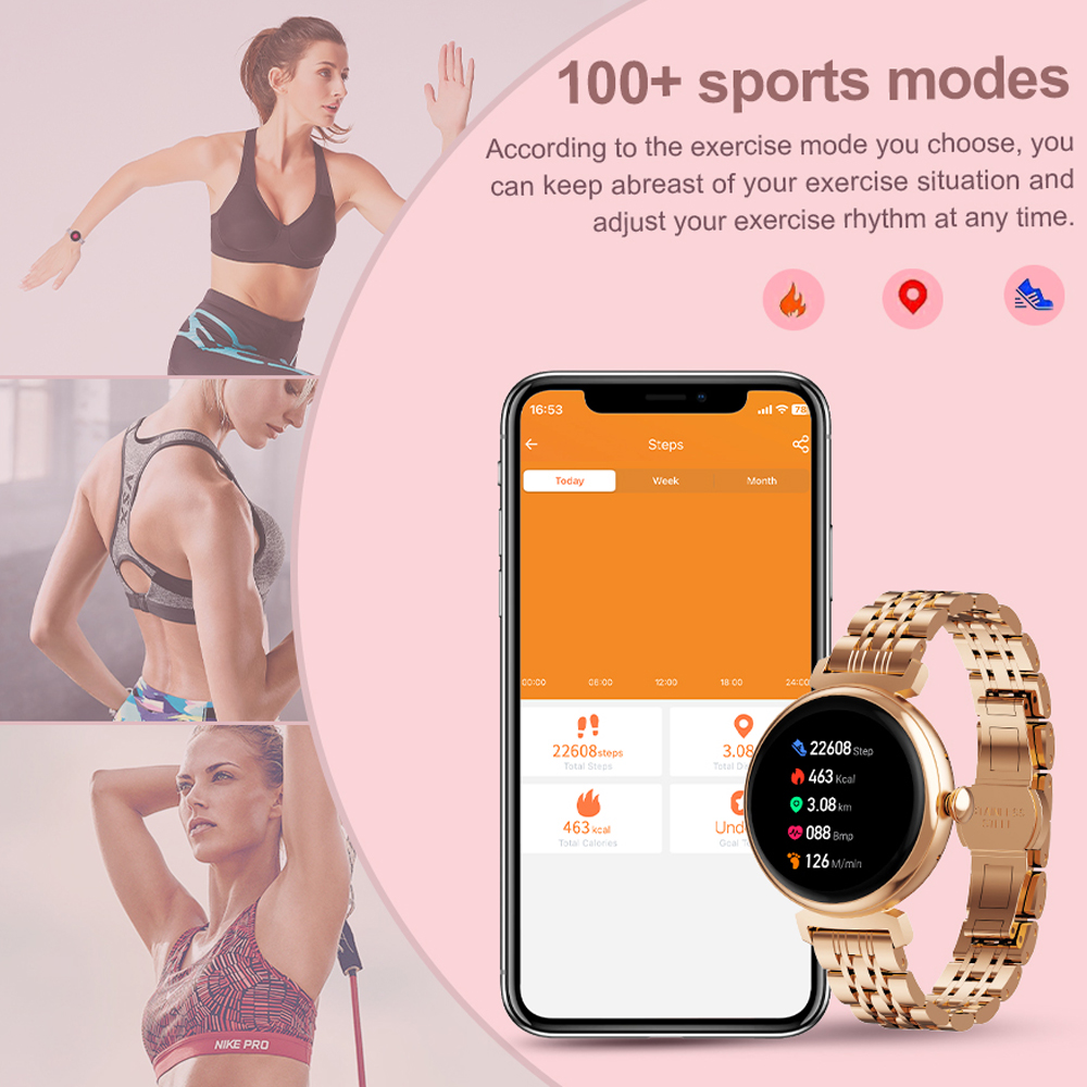 1.04 inch AMOLED Screen Fashio - Smartwatch Faces recension och pris