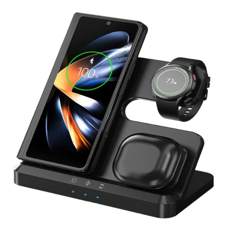 3 in 1 Wireless Charger Statio - Smartwatch Ac recension och pris
