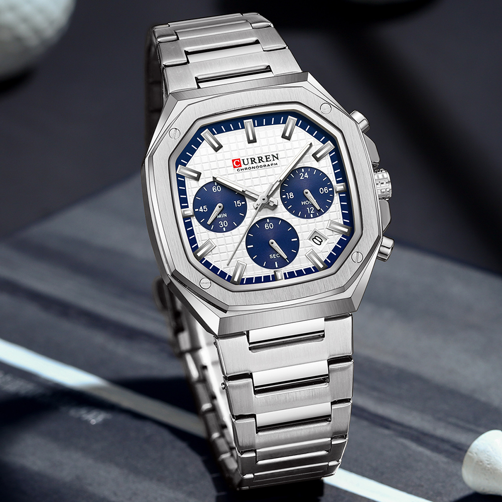 CUREEN Fashion Date Quartz Men - Smartwatch Guess recension och pris