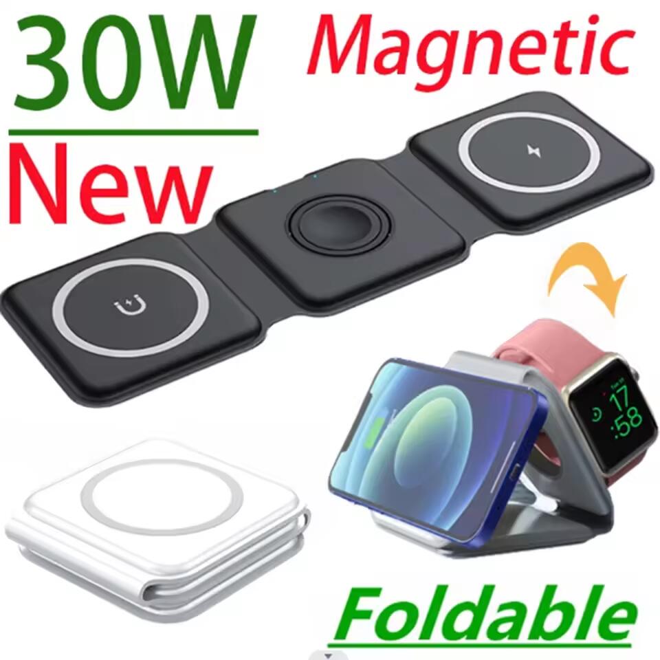 3 in 1 Portable Magnetic Wirel - Smartwatch Ac recension och pris