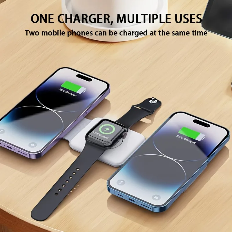 3 in 1 Portable Magnetic Wirel - Smartwatch Ac recension och pris